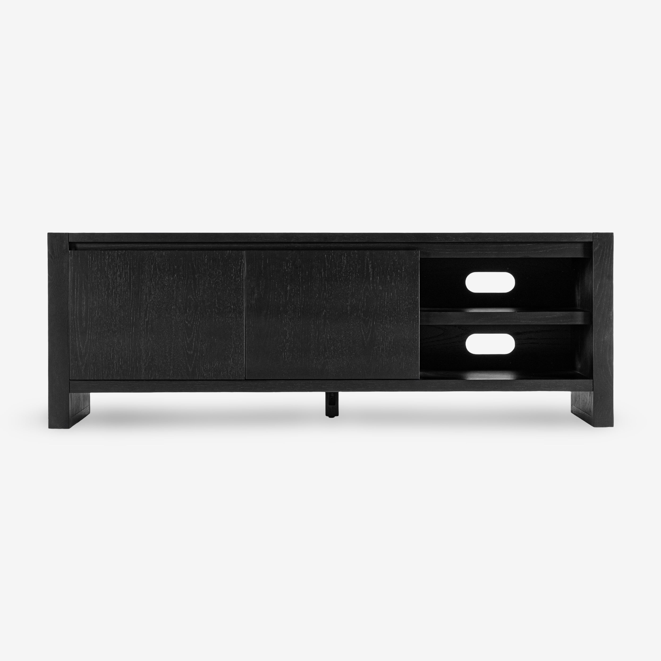 Richmond 2 Drawer TV Unit (Black)