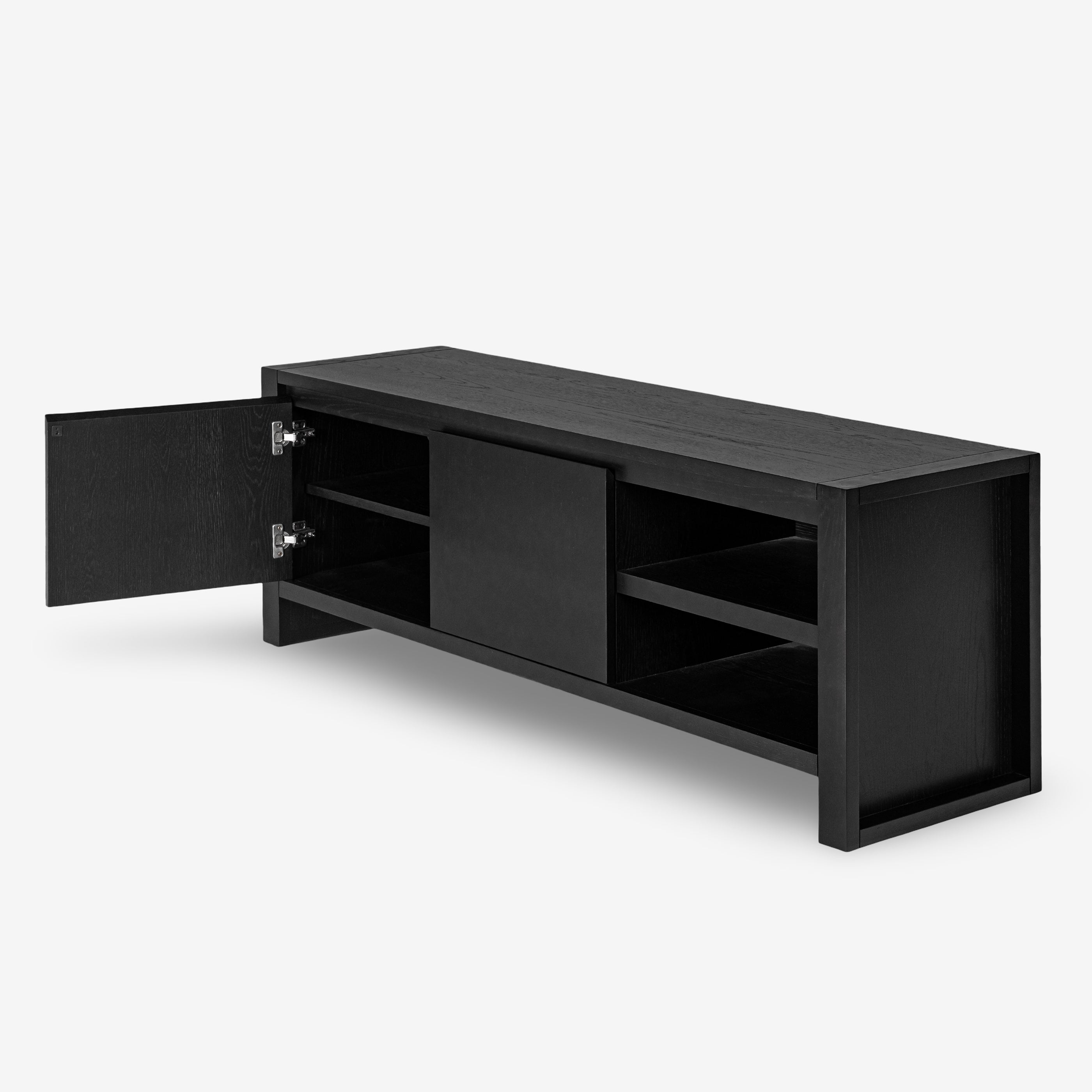 Richmond 2 Drawer TV Unit (Black)