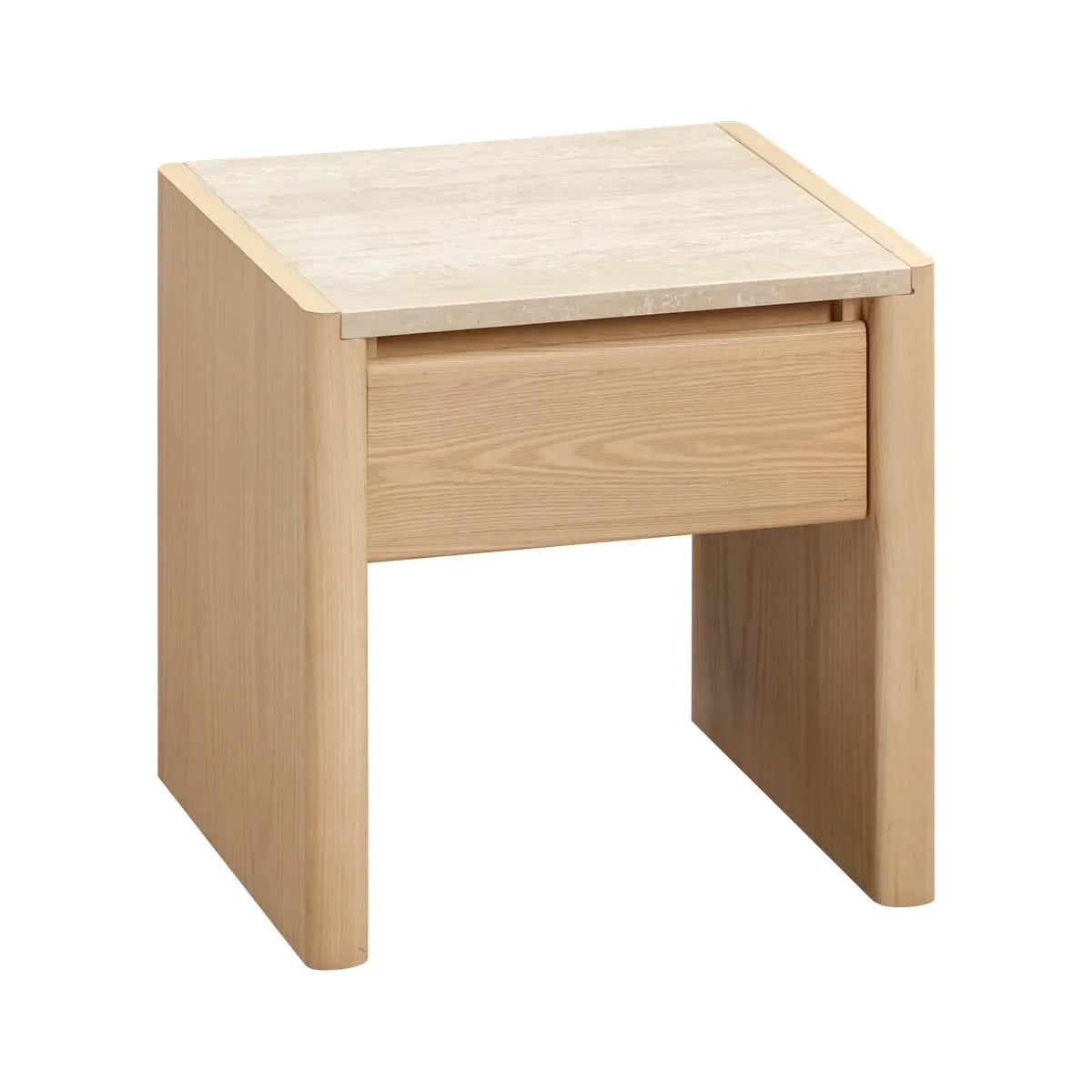 Trivoli Travertine Bedside Table