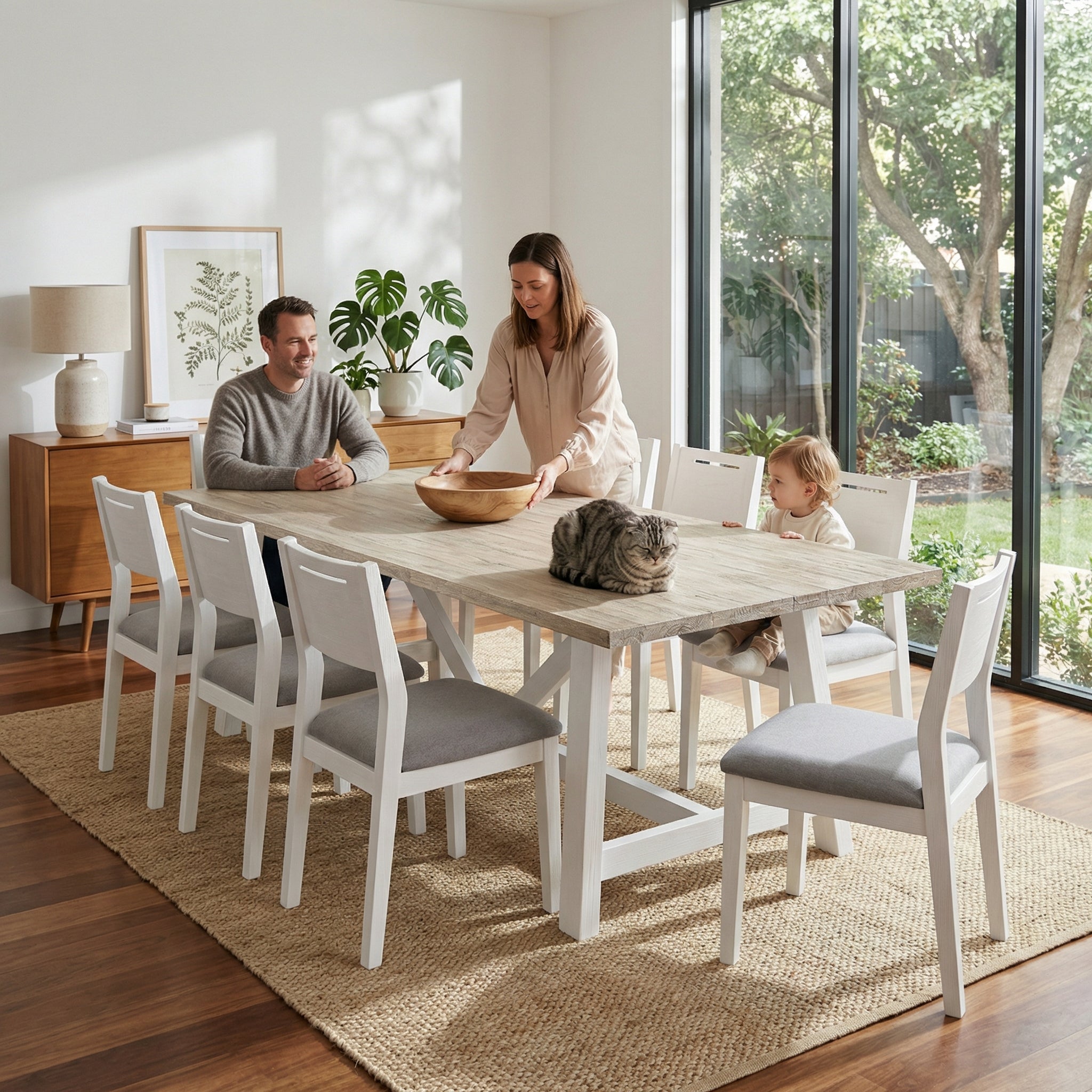 Oxford 240cm 8 Seater Dining Set
