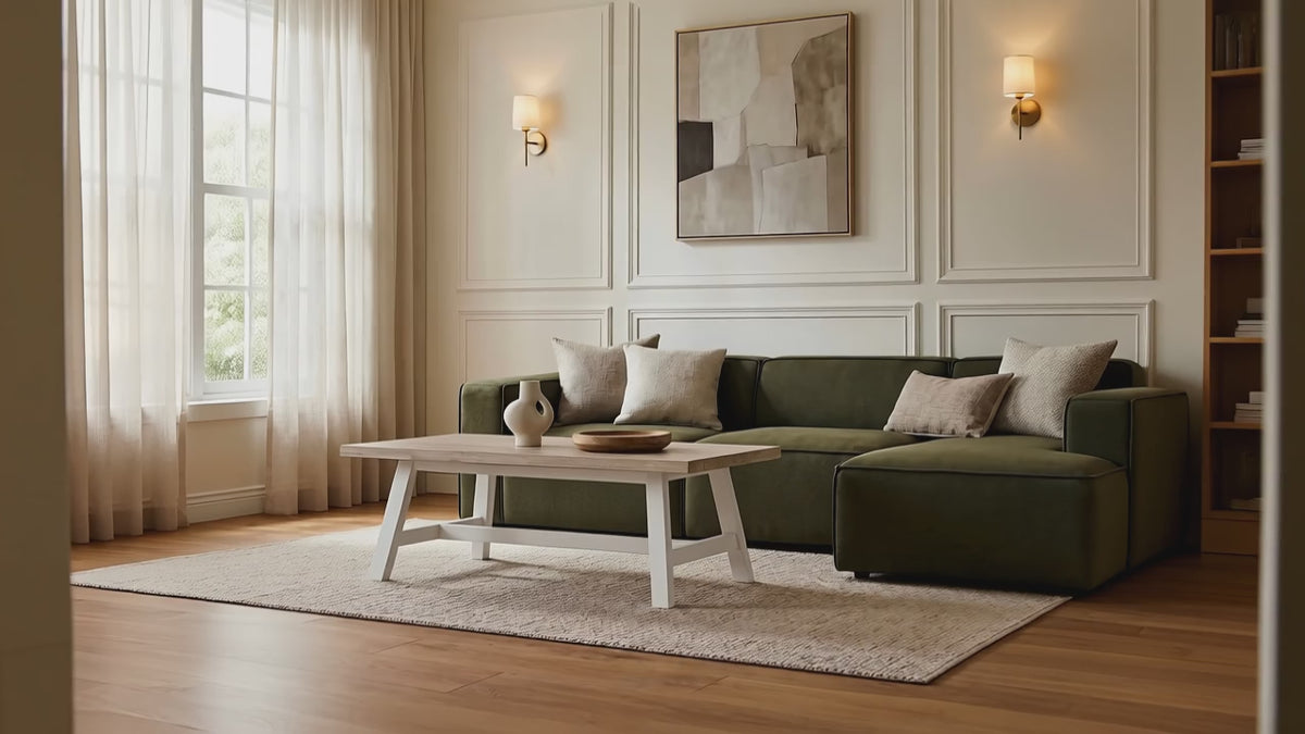 Load video: Oxford Acacia Coffee Table