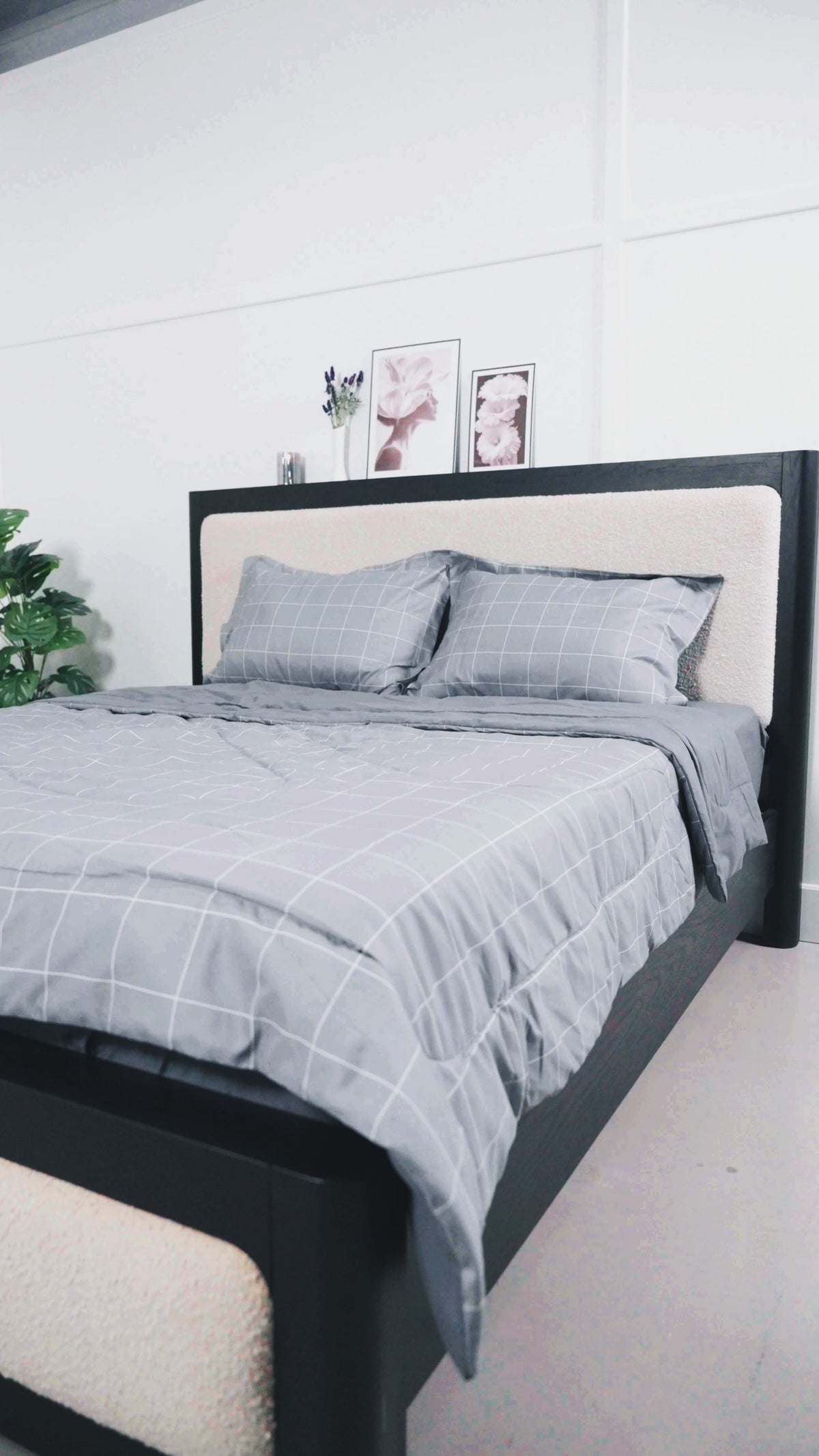 Load video: Liverpool Pine King Bed Frame - Black