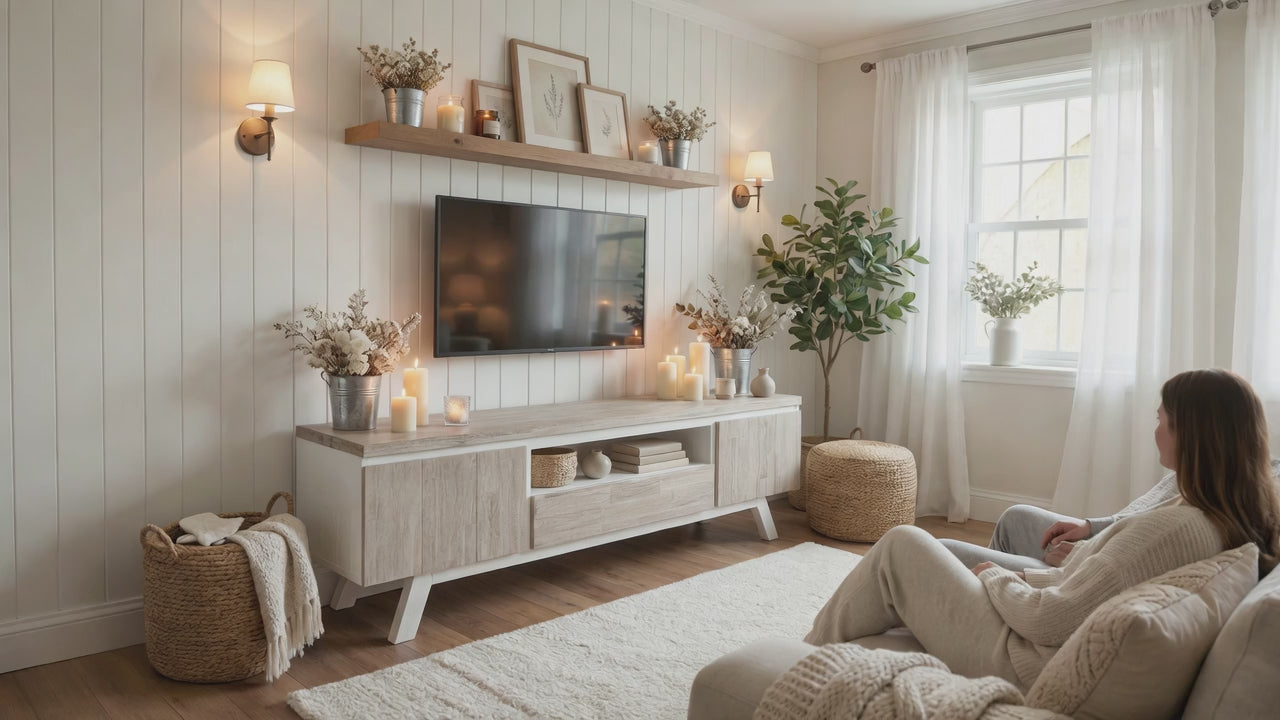 Load video: Oxford Acacia TV Unit