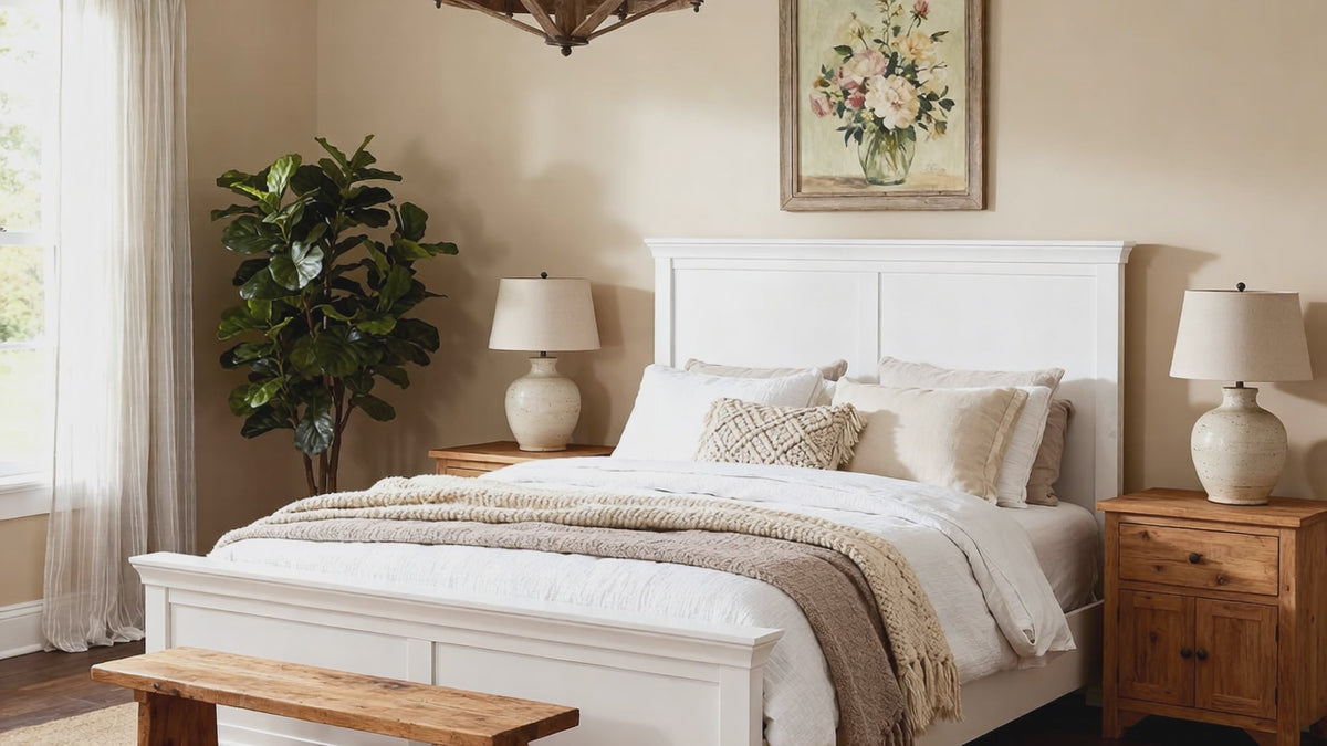 Load video: Manchester Pine King Bed Frame