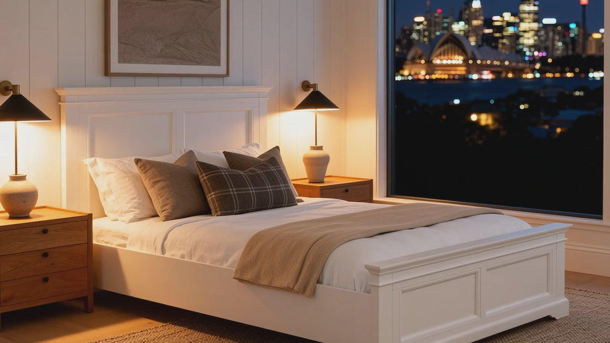 Load video: London Pine King Bed Frame