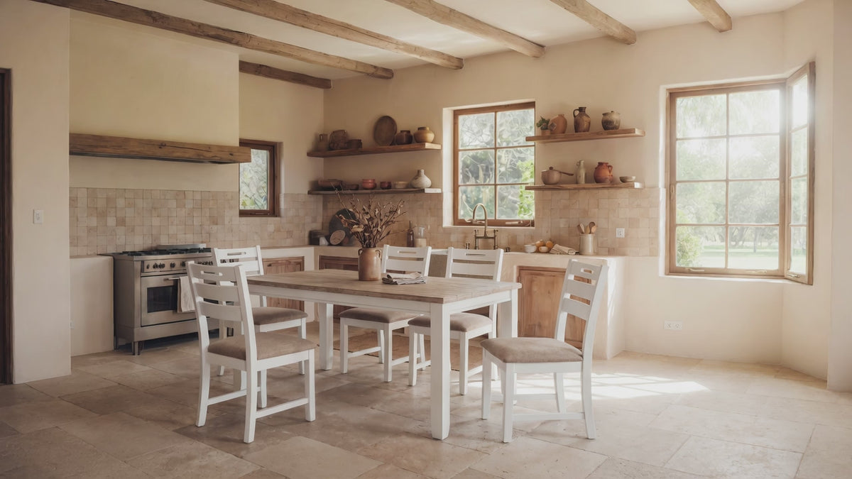 Load video: Byron Acacia Dining Table 190cm