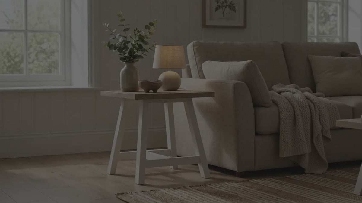 Load video: Oxford Acacia Side Table