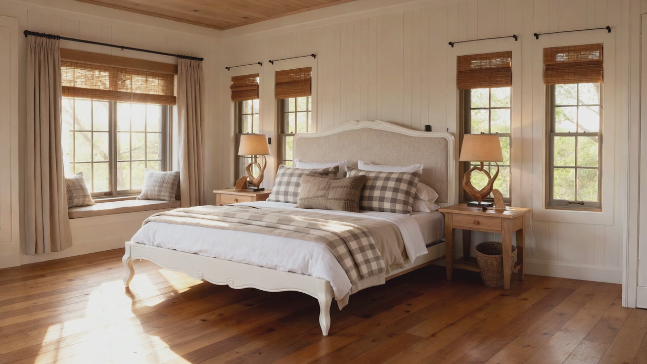 Load video: Newcastle Acacia King Bed Frame