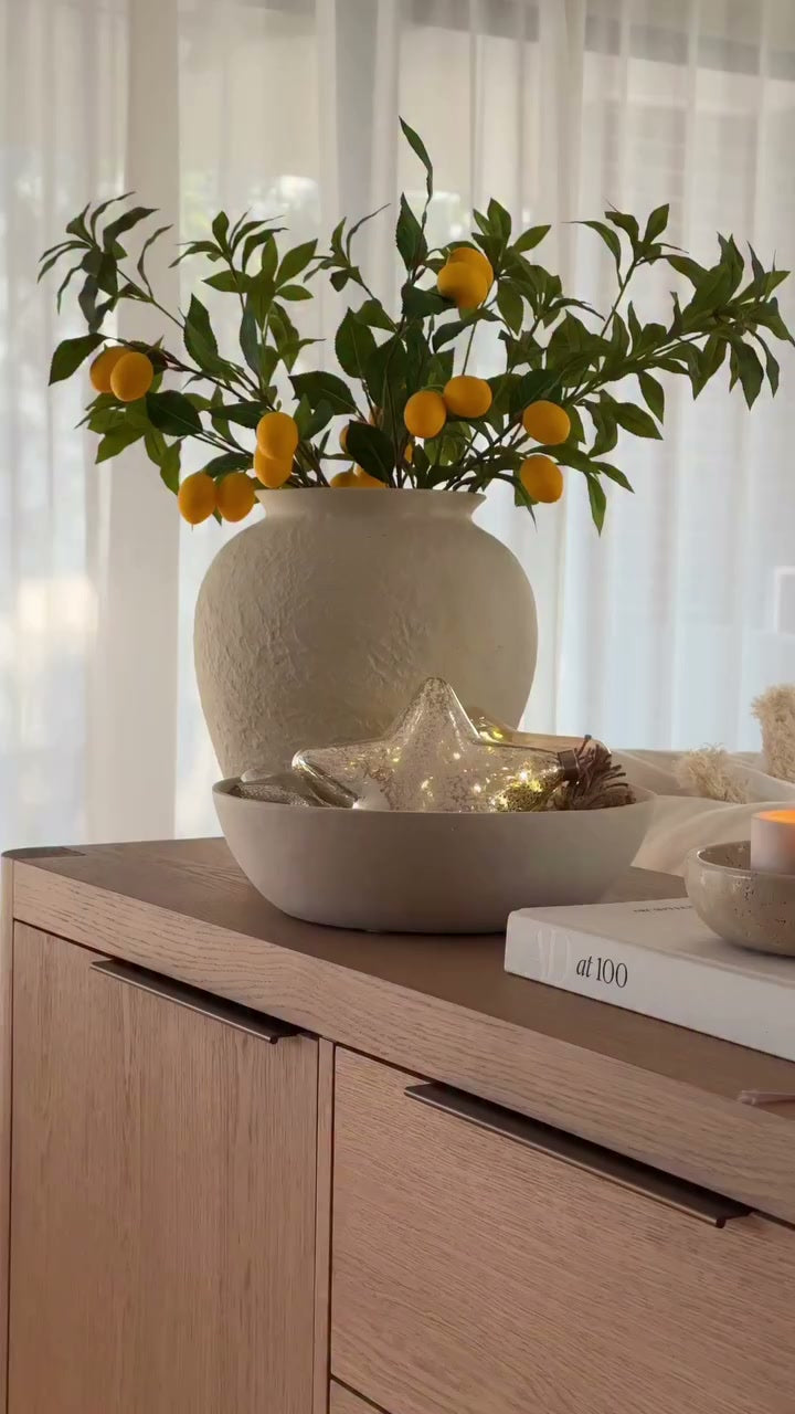 Load video: Liverpool Pine 2 Door 3 Drawer Sideboard - Natural