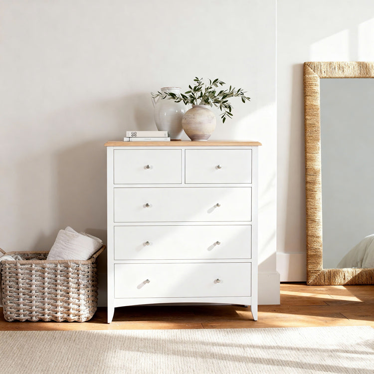 Bristol 5 Drawer Tallboy